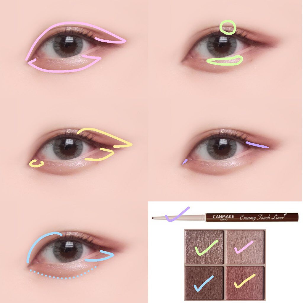 シルキースフレアイズ/キャンメイク/アイシャドウパレットを使ったクチコミ（3枚目）