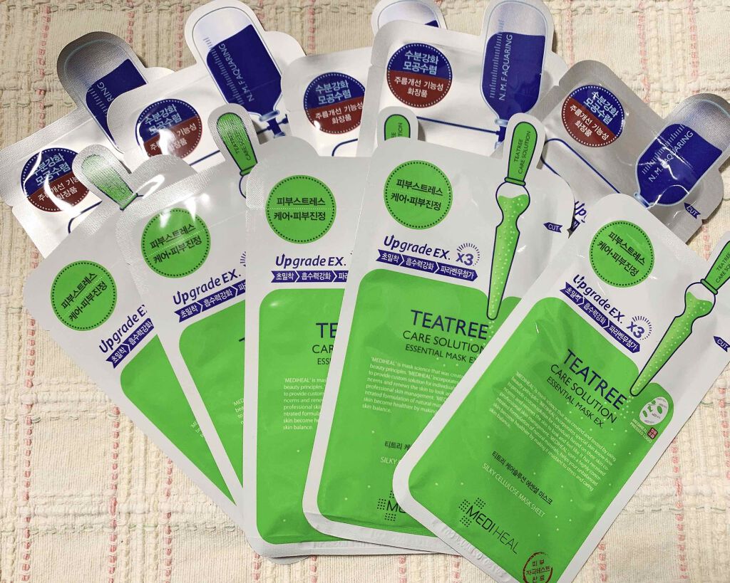 N.M.FアクアアンプルマスクJEX/MEDIHEAL/シートマスク・パックを使ったクチコミ(1枚目)