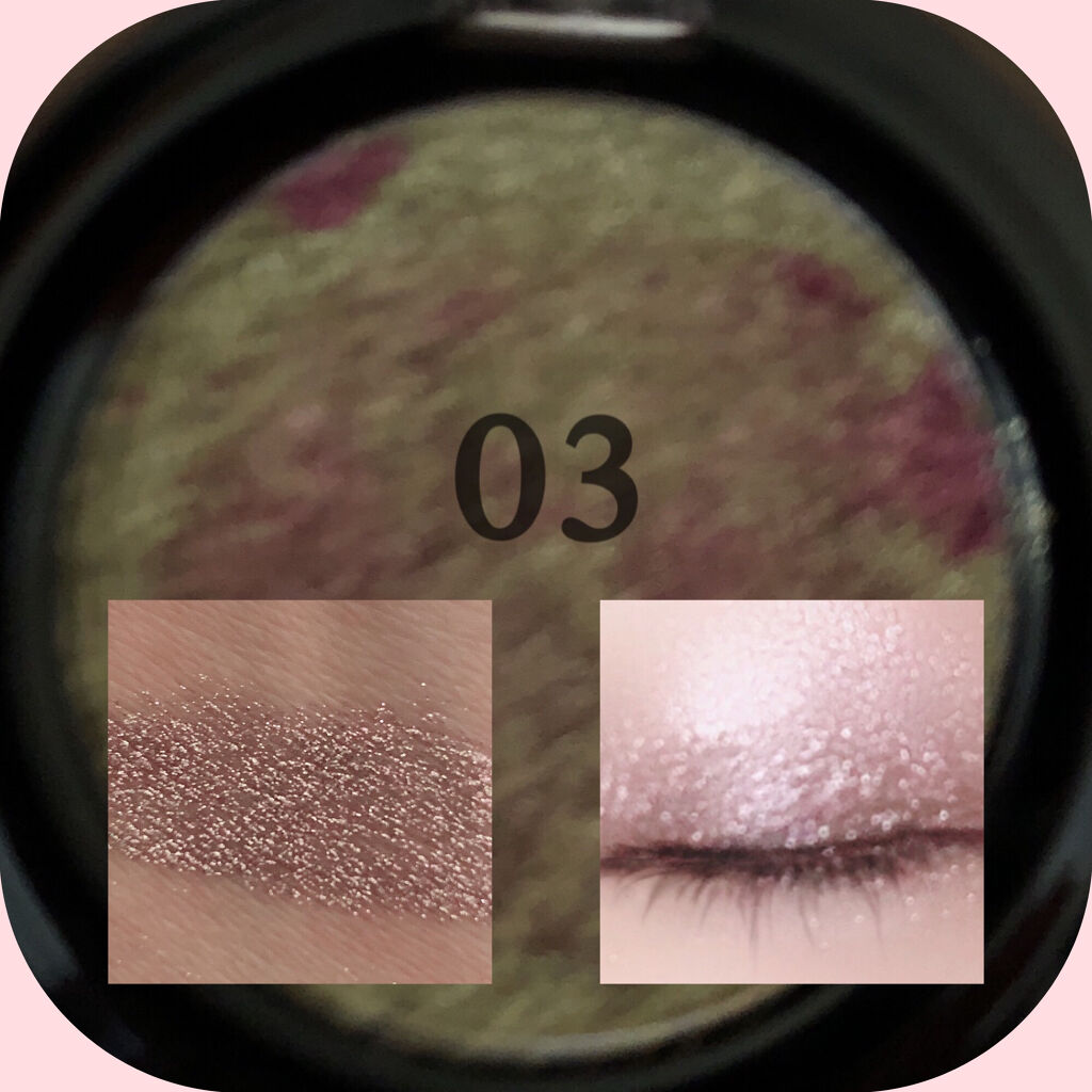 URGLAM　SPARKLE EYESHADOW/U R GLAM/単色アイシャドウを使ったクチコミ（3枚目）