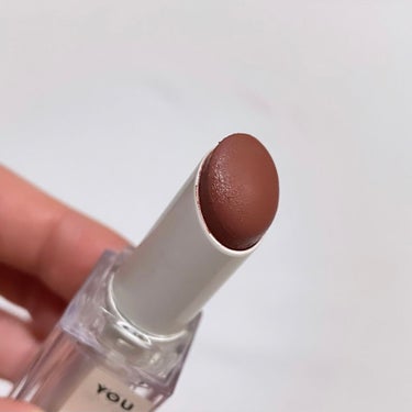 38℃/99℉ LIPSTICK  ＜YOU＞ -2　BROWN-BEIGE/UZU BY FLOWFUSHI/口紅を使ったクチコミ（2枚目）