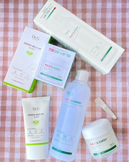 グリーンマイルドアップサンプラス/Dr.G/日焼け止めクリームを使ったクチコミ(1枚目)