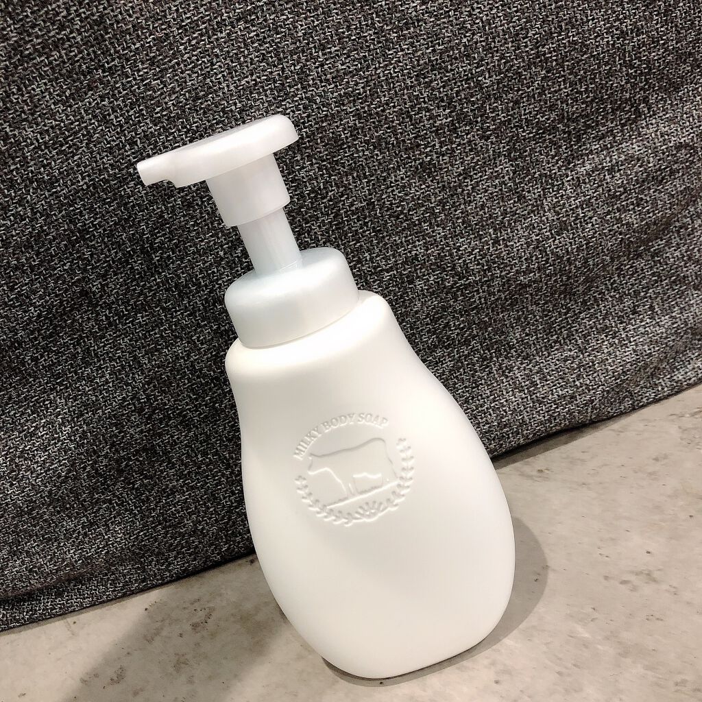 泡で出てくる ミルキィボディソープ やさしいせっけんの香り/ミルキィ/ボディソープを使ったクチコミ（2枚目）