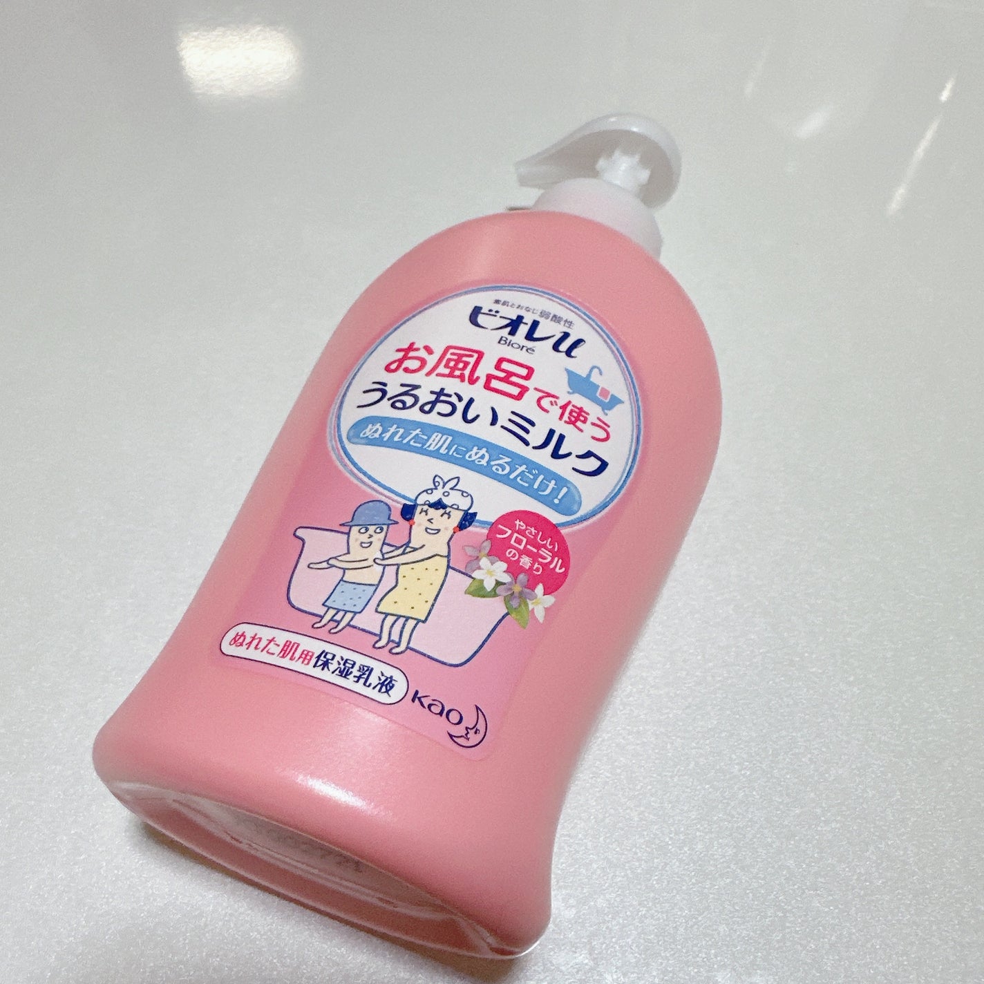 お風呂で使う うるおいミルク やさしいフローラルの香り/ビオレu/ボディミルクを使ったクチコミ(2枚目)