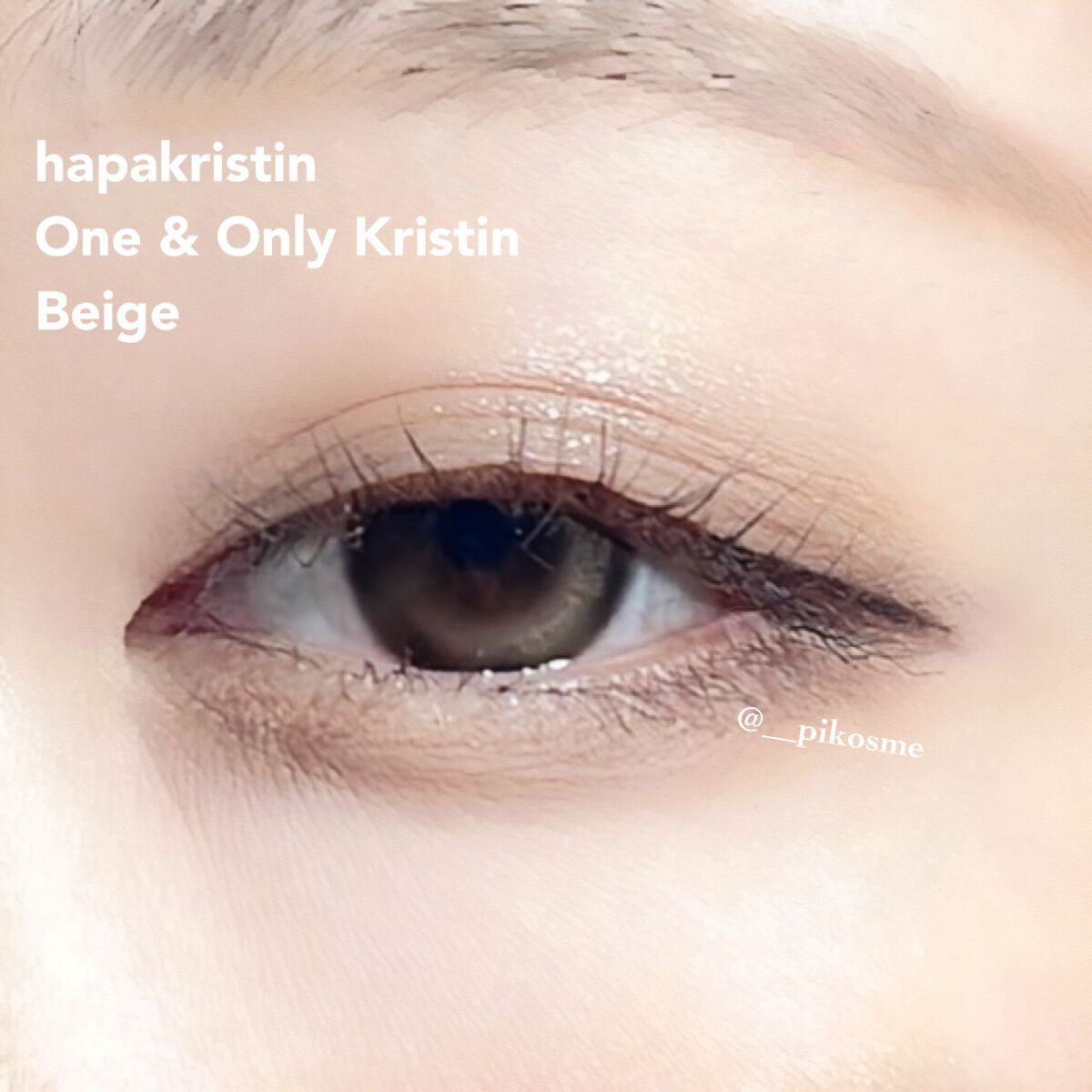 ワンアンドオンリークリスティン/Hapa kristin/カラーコンタクトレンズを使ったクチコミ(5枚目)