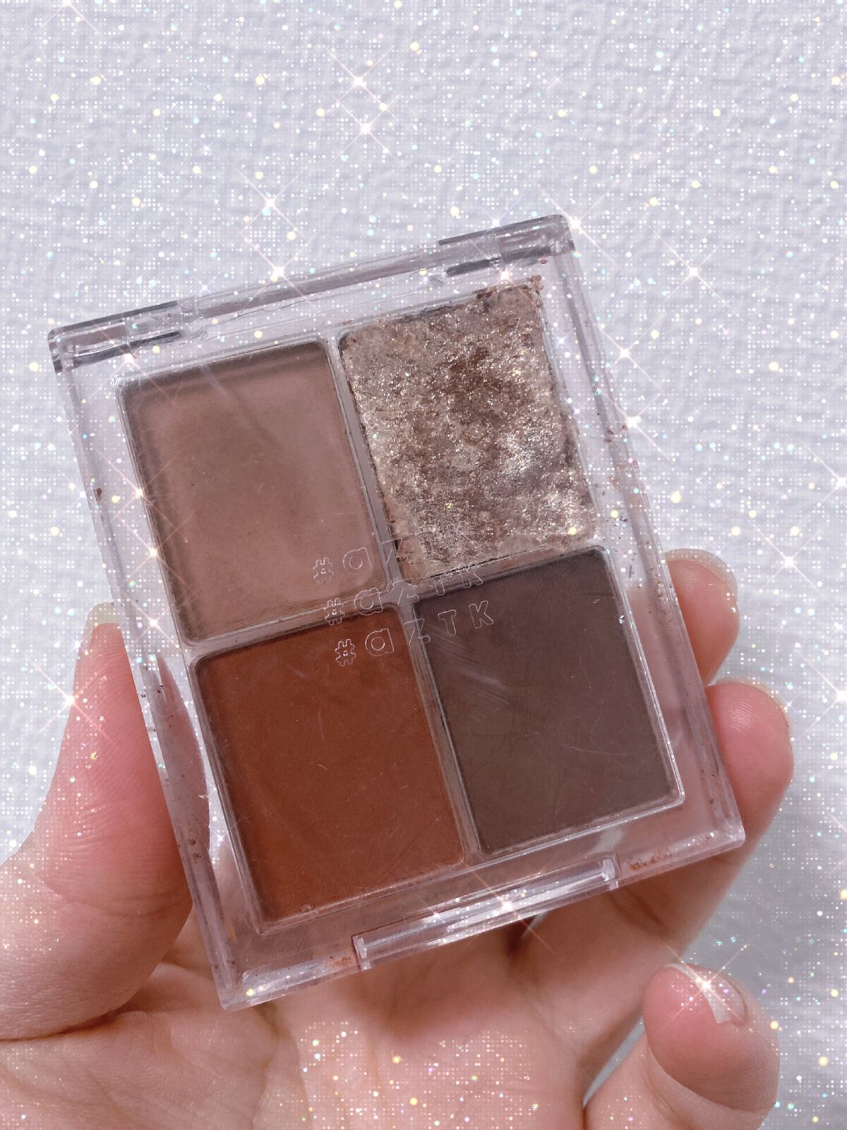 4色アイシャドウパレット/aZTK/アイシャドウパレットを使ったクチコミ(1枚目)