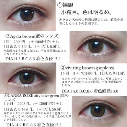 eye closet 1DAY/EYE CLOSET/ワンデー(1DAY)カラコンを使ったクチコミ(2枚目)