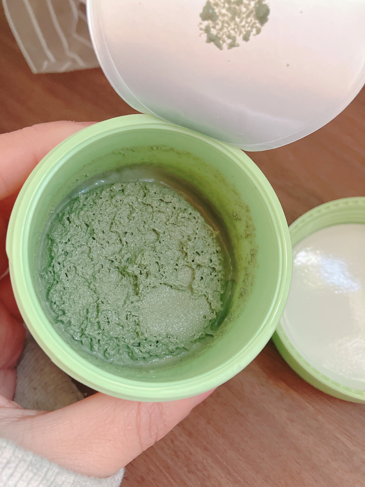 ホーリーバジル炭酸バブルパック/P.CALM/洗い流すパック・マスクを使ったクチコミ(4枚目)