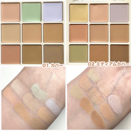 プロコンシーラーパレット/dasique/パレットコンシーラーを使ったクチコミ(7枚目)