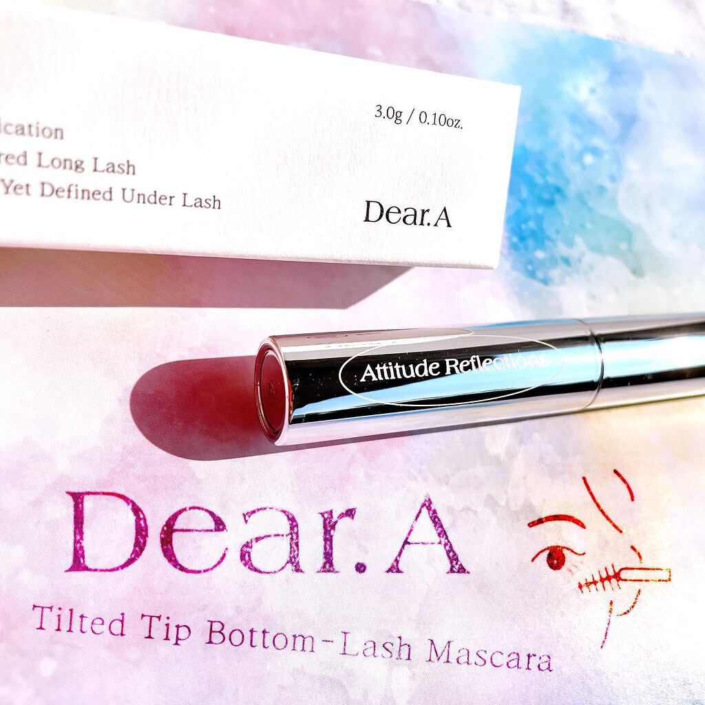 ティルテッドチップボトムラッシュマスカラ/Dear.A/マスカラを使ったクチコミ(1枚目)