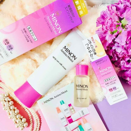 アミノモイスト エイジングケア ミルククリーム/ミノン/フェイスクリームを使ったクチコミ(1枚目)