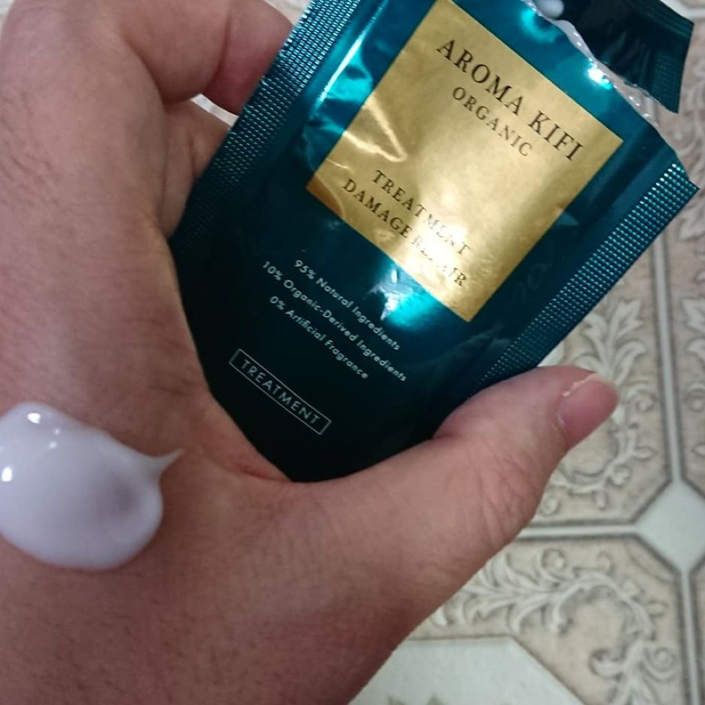 オーガニック シャンプー／トリートメント＜ダメージリペア＞/AROMA KIFI/シャンプー・コンディショナーを使ったクチコミ（1枚目）