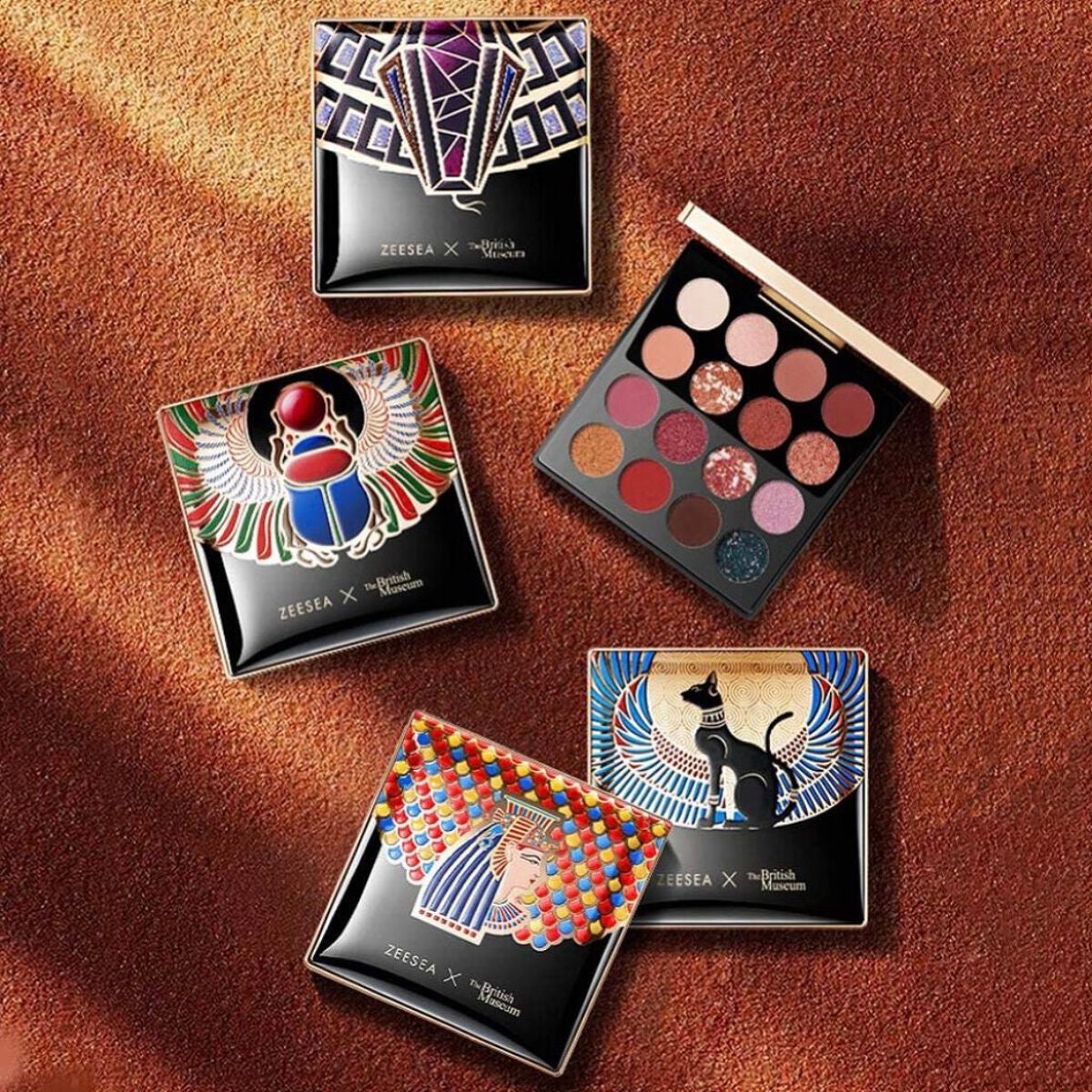 大英博物館 エジプトシリーズ アイシャドウパレット/ZEESEA/アイシャドウパレットを使ったクチコミ(1枚目)