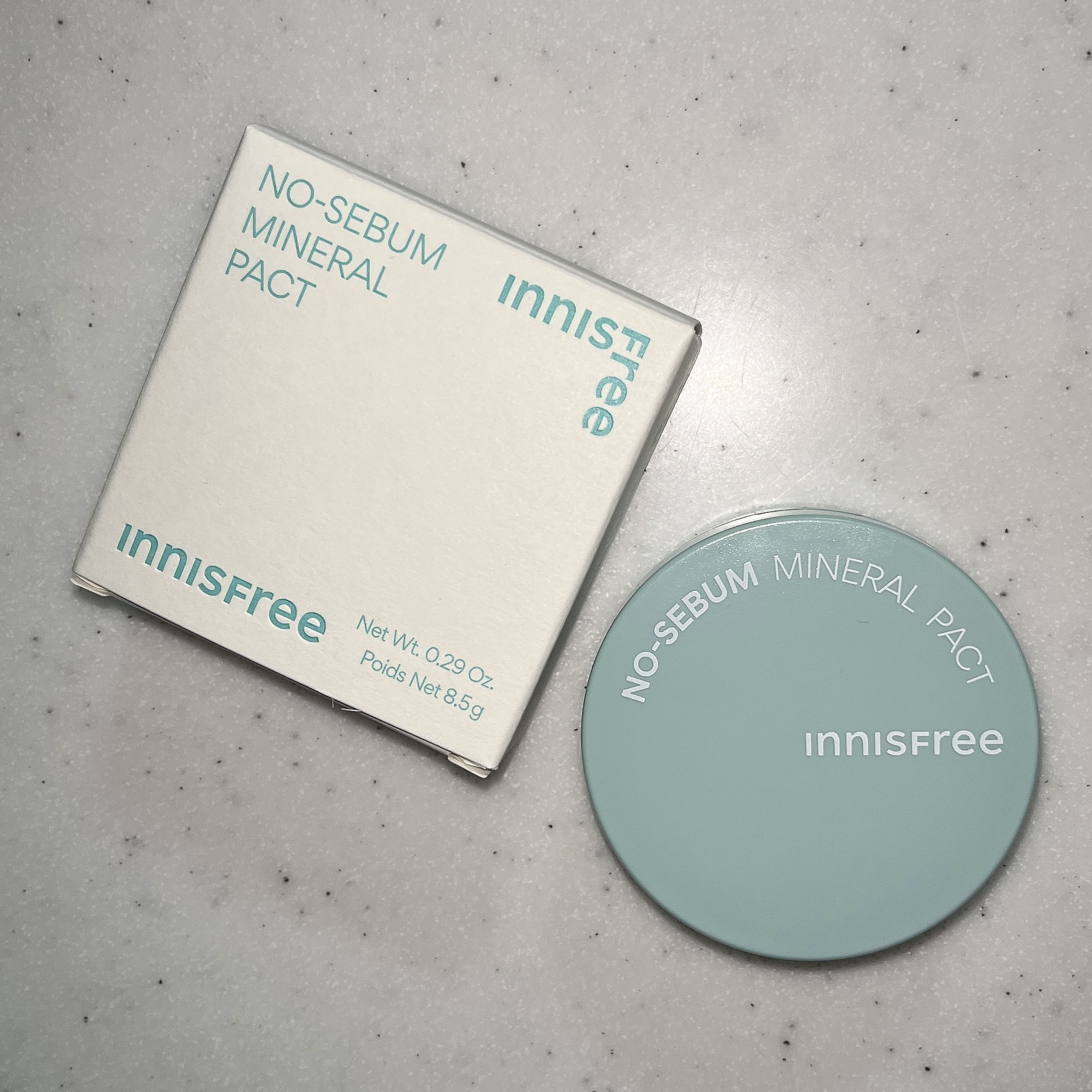 ノーセバム　ミネラルパクト　S/innisfree/プレストパウダーを使ったクチコミ（1枚目）