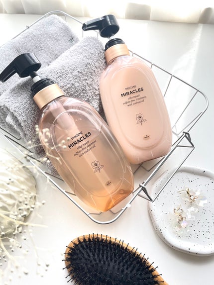 ミラクルズ サルフェート無添加&ジェントルリペア ボンドリペア シャンプー/トリートメント/パンテーン/市販シャンプーを使ったクチコミ(4枚目)