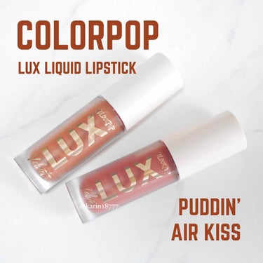 lux liquid lip/ColourPop/口紅を使ったクチコミ（1枚目）