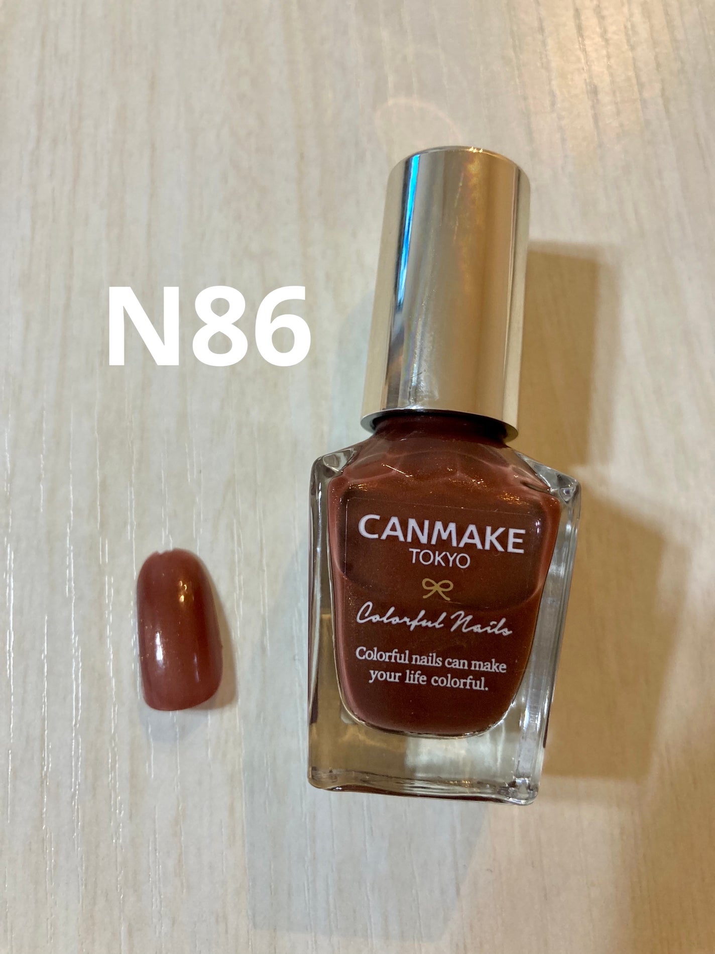 カラフルネイルズ/キャンメイク/マニキュアを使ったクチコミ(3枚目)