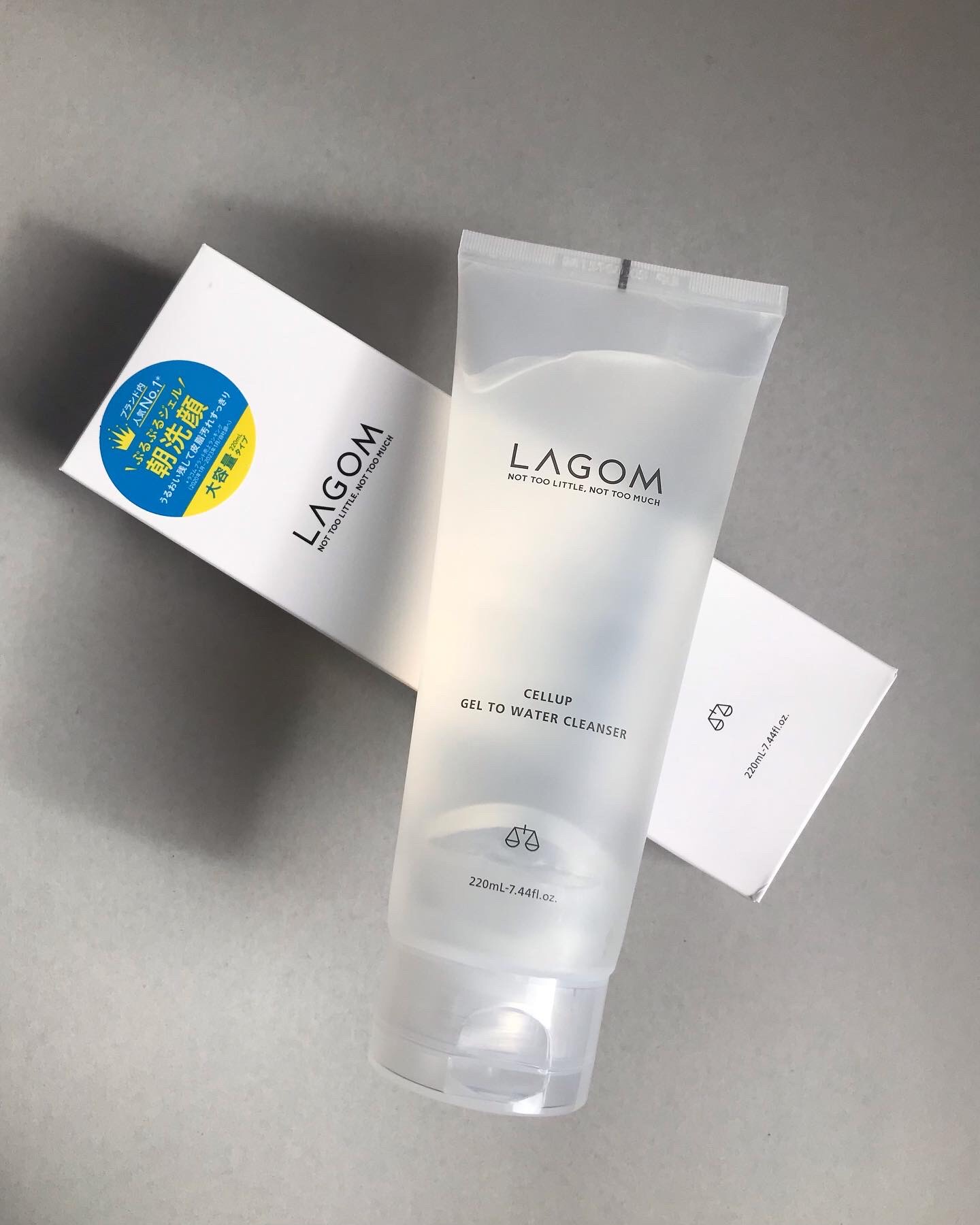 ラゴム ジェルトゥウォーター クレンザー(朝用洗顔)/LAGOM /その他洗顔料を使ったクチコミ（1枚目）