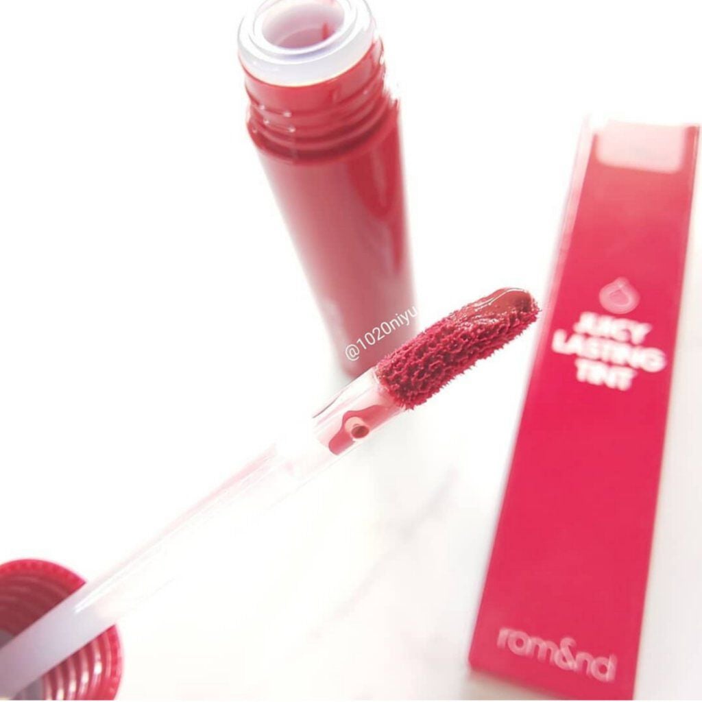 ジューシーラスティングティント/rom&nd/リップティントを使ったクチコミ(4枚目)