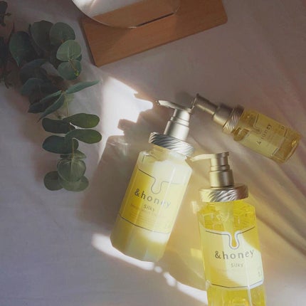 シルキー スムースモイスチャー シャンプー 1.0/ヘアトリートメント 2.0/&honey/市販シャンプーを使ったクチコミ(1枚目)