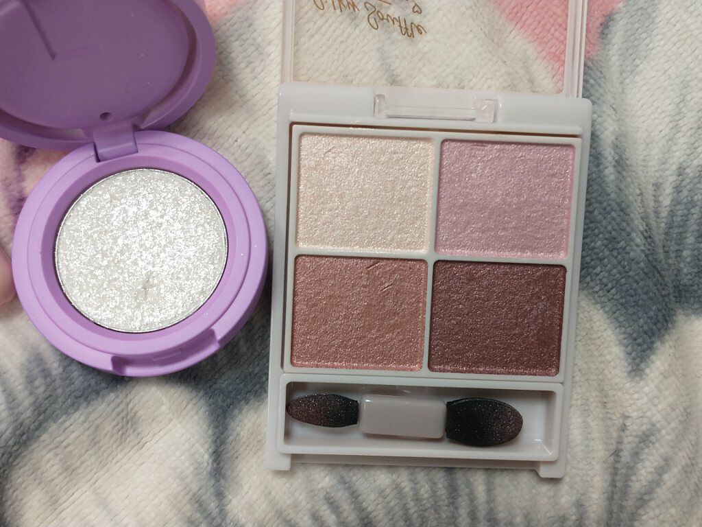 3inコンパクト リップ＆アイズ シークレットダスティグレー/アンドカラー/単色アイシャドウを使ったクチコミ（3枚目）