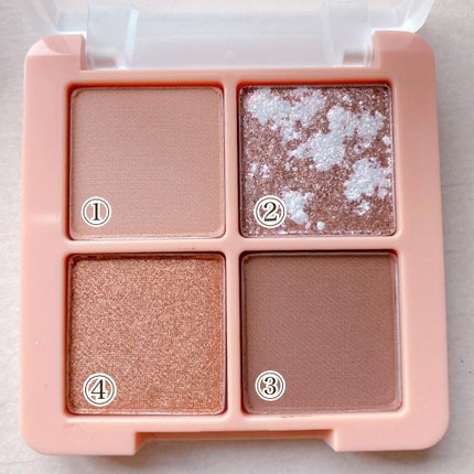 クリスタルハートロックシャドウ/BLACK ROUGE/アイシャドウパレットを使ったクチコミ(6枚目)