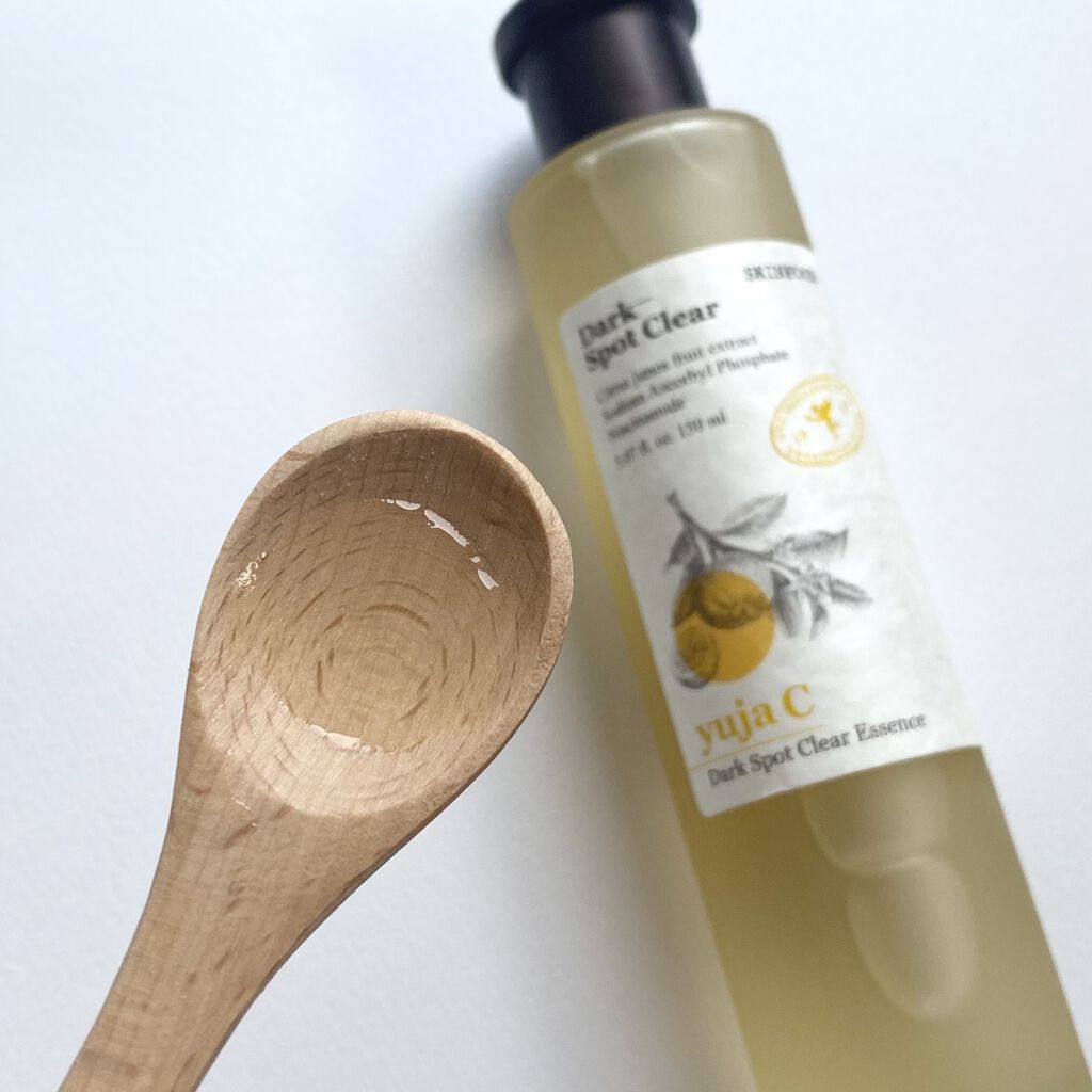 試してみた】ゆずC ダークスポットクリア エッセンス SKINFOODの効果