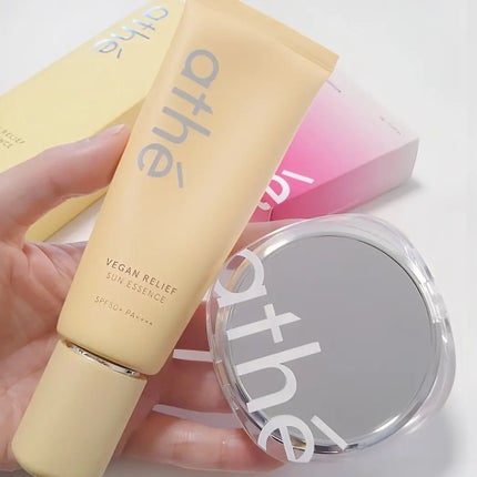 ヴィーガン リリーフ サン エッセンス /athé/日焼け止めクリームを使ったクチコミ(9枚目)