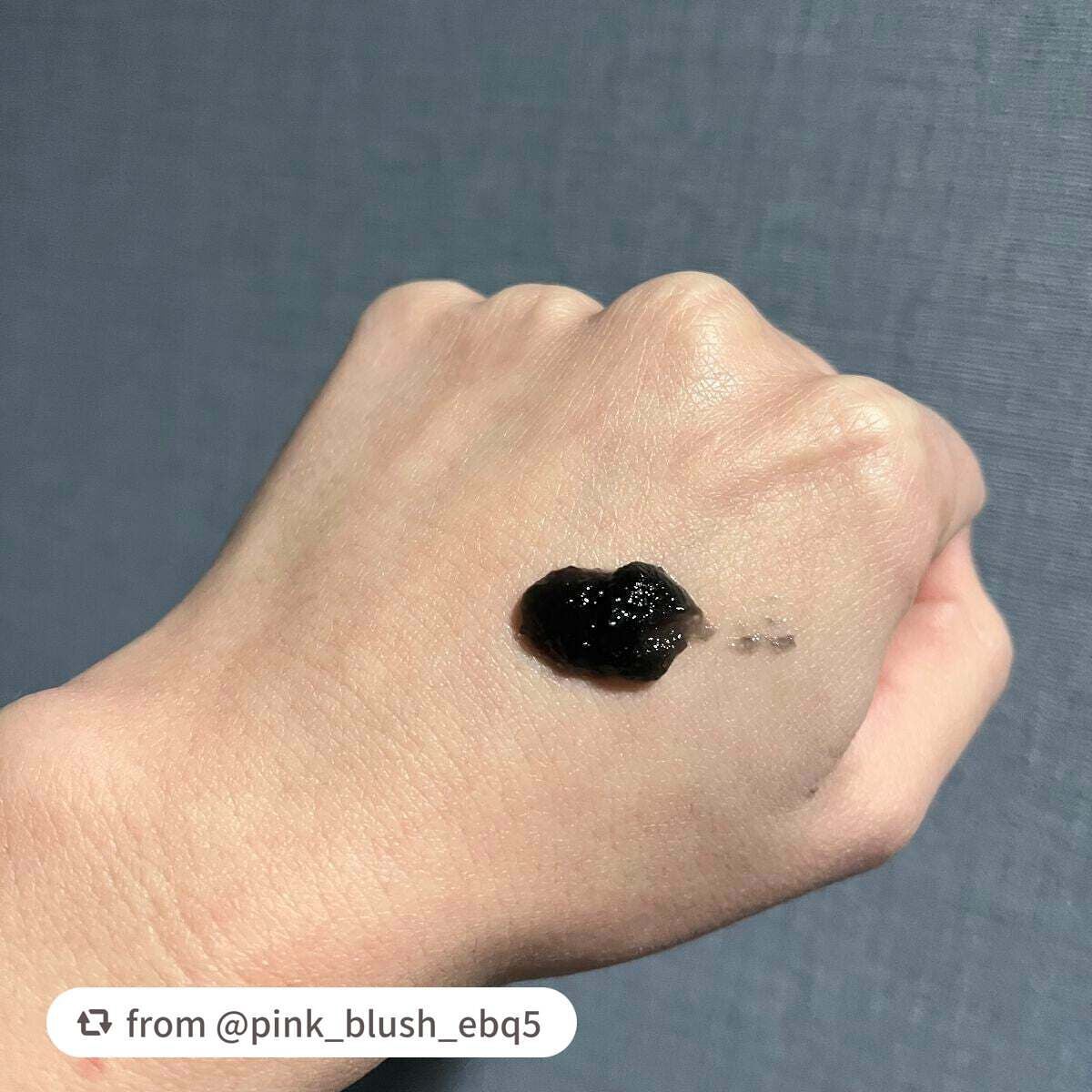 BLACK JELLY WASH(ブラックジェリーウォッシュ)/PLUEST/その他洗顔料を使ったクチコミ(2枚目)