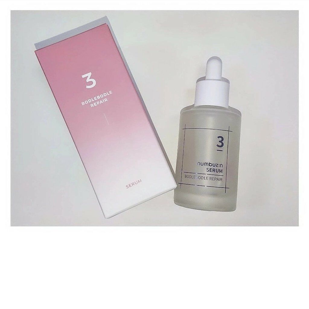 3番 すべすべキメケアセラム/numbuzin/美容液を使ったクチコミ(2枚目)