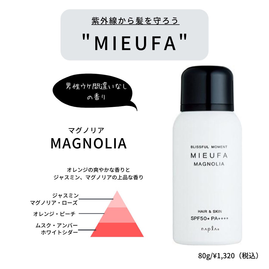 ミーファ フレグランスUVスプレー マグノリア/MIEUFA/日焼け止めミスト・スプレーを使ったクチコミ（2枚目）