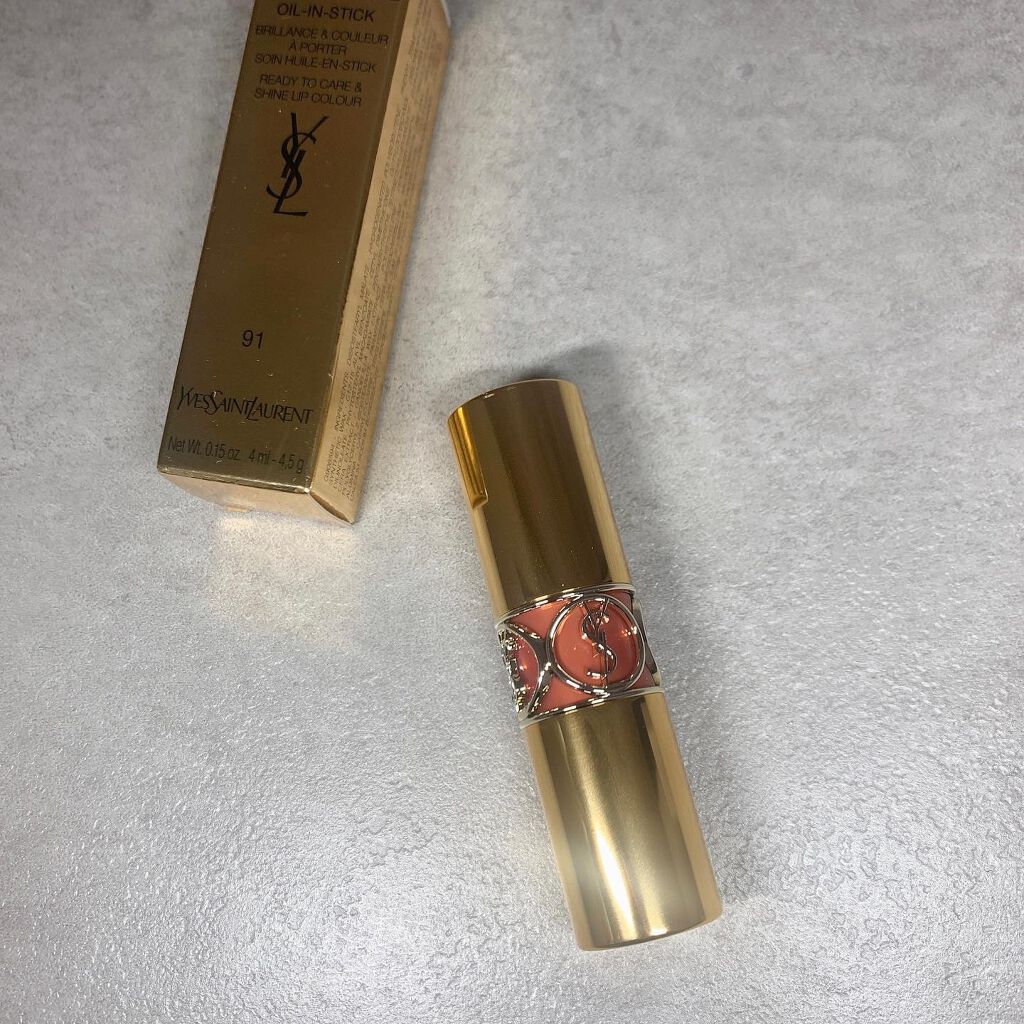 ルージュ ヴォリュプテ シャイン/YVES SAINT LAURENT BEAUTE/口紅を使ったクチコミ(6枚目)