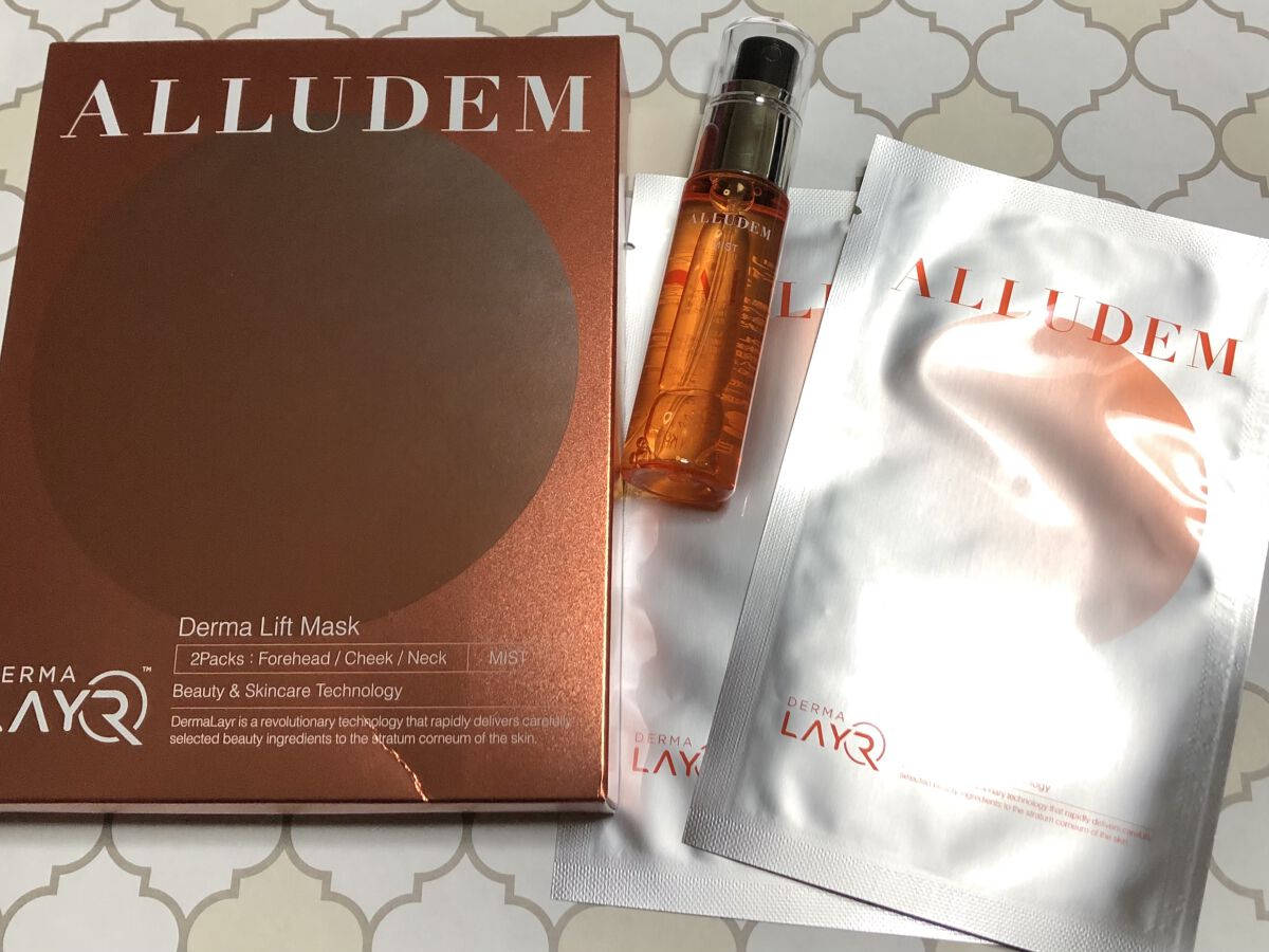 Derma Lift Mask/ALLUDEM/スキンケアキットを使ったクチコミ（1枚目）