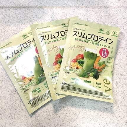 スリムプロテイン/vegie natural/ソイプロテインを使ったクチコミ(1枚目)