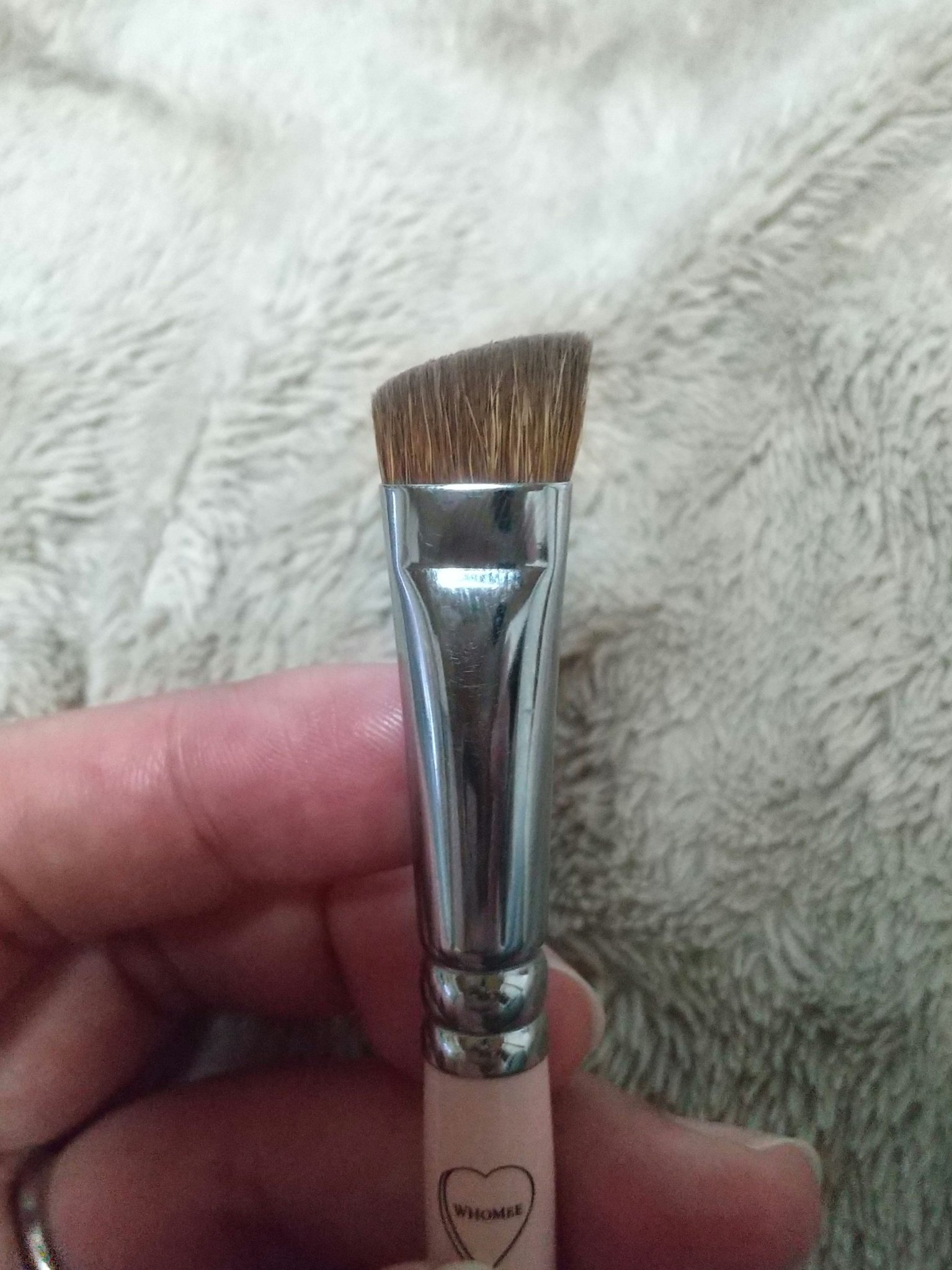 フーミー　アイブロウブラシ 熊野筆/WHOMEE/メイクブラシを使ったクチコミ（1枚目）