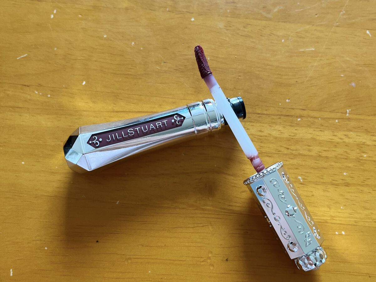 ジルスチュアート タイムレスグロウ ルージュティント 101（限定）tea chocolate /JILL STUART/リップティントを使ったクチコミ（3枚目）