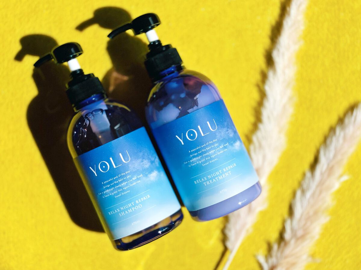リラックスナイトリペア シャンプー／トリートメント/YOLU/市販シャンプーを使ったクチコミ（1枚目）