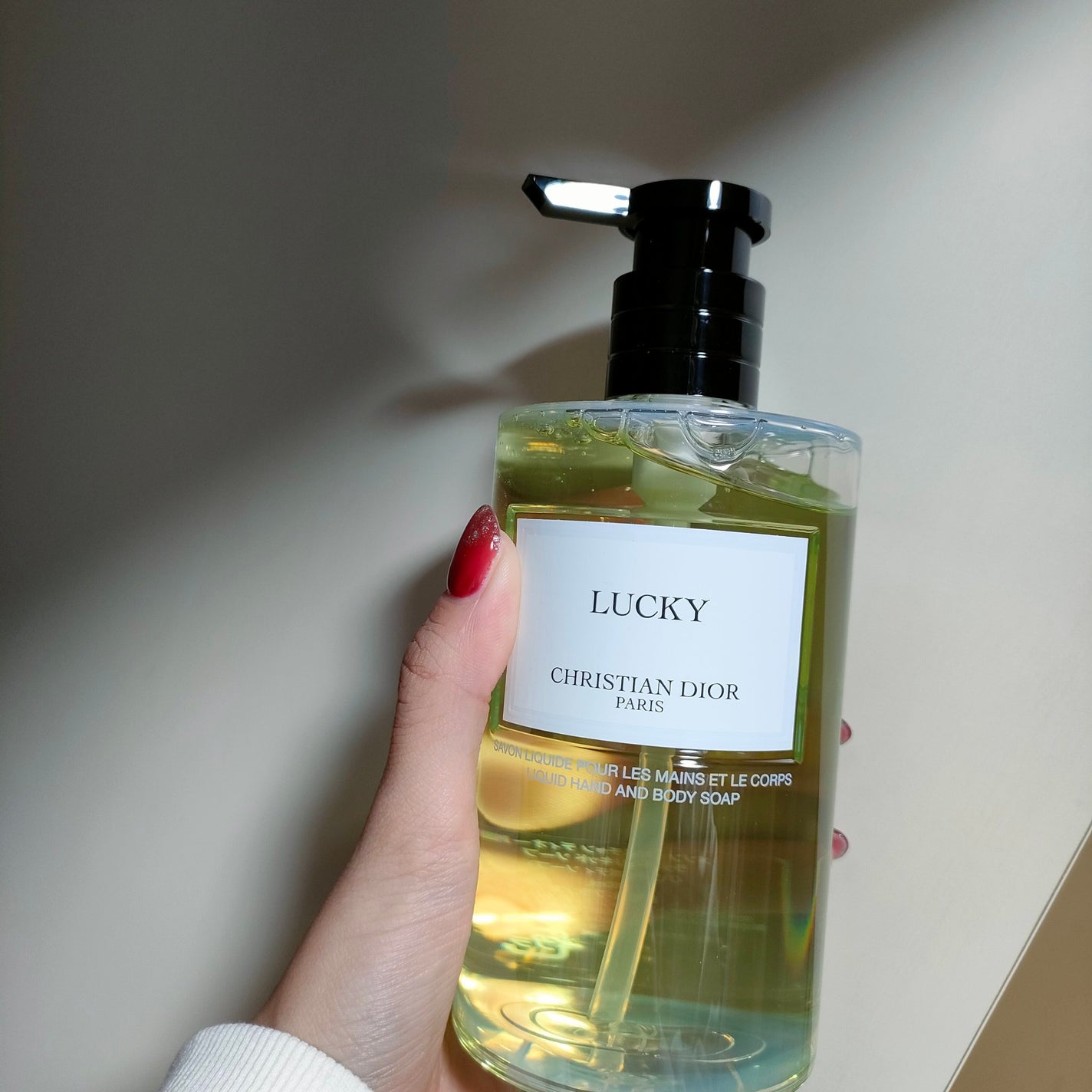 新品 DIOR リキッドソープ lucky 試してみた】Dior メゾン クリスチャン ディオール ラッキー