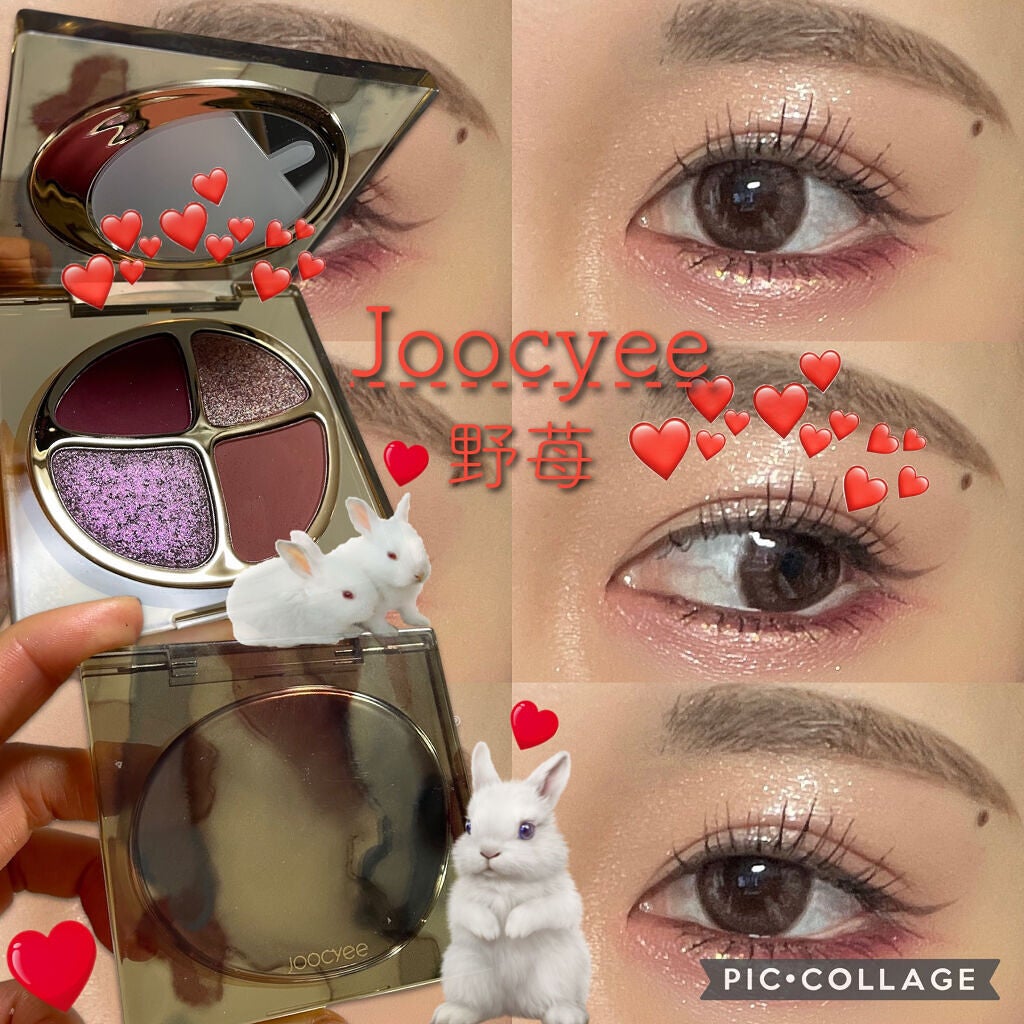 遊染インクスマッジパレット/Joocyee/アイシャドウパレットを使ったクチコミ(1枚目)