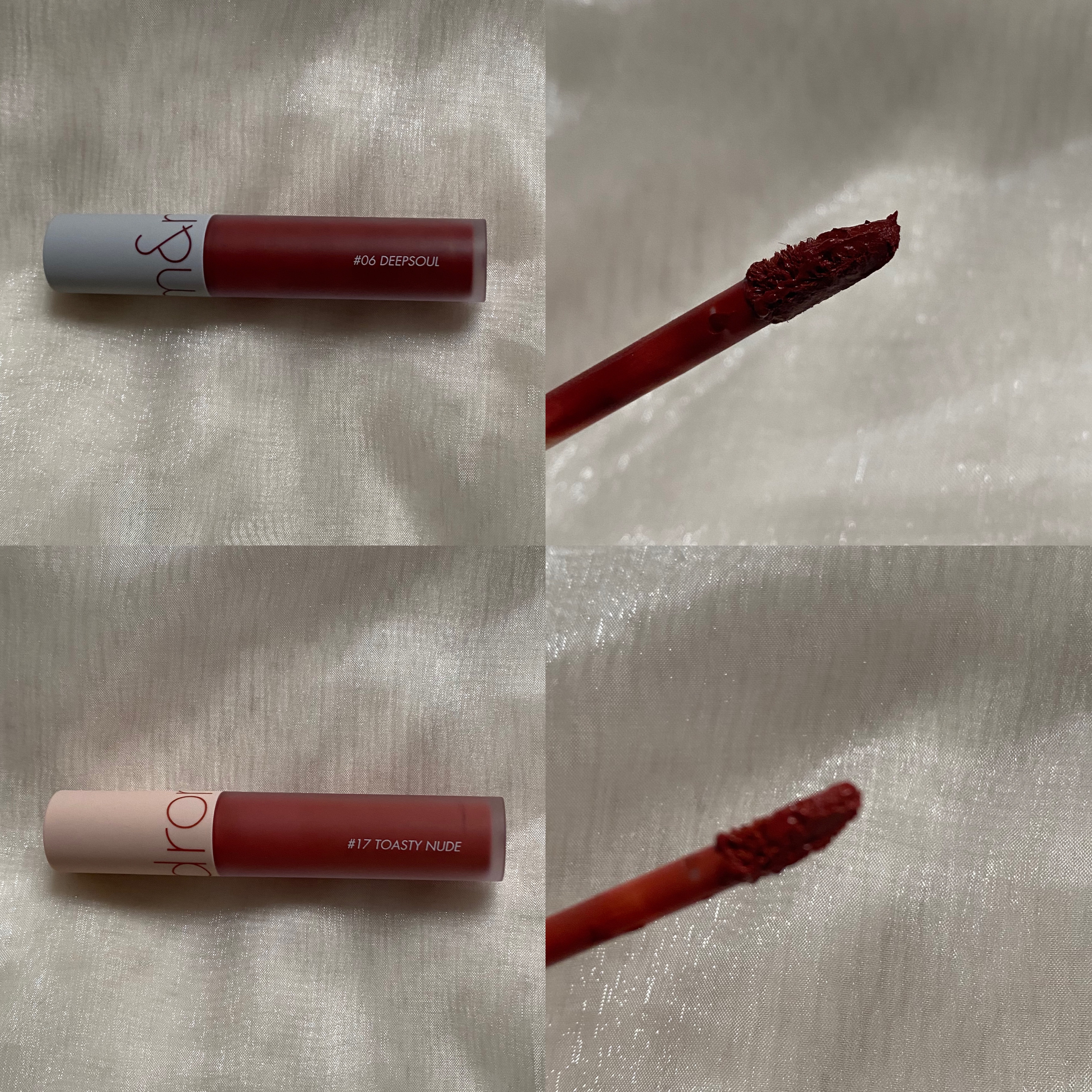 ゼロベルベットティント/rom&amp;nd/リップティントを使ったクチコミ（3枚目）