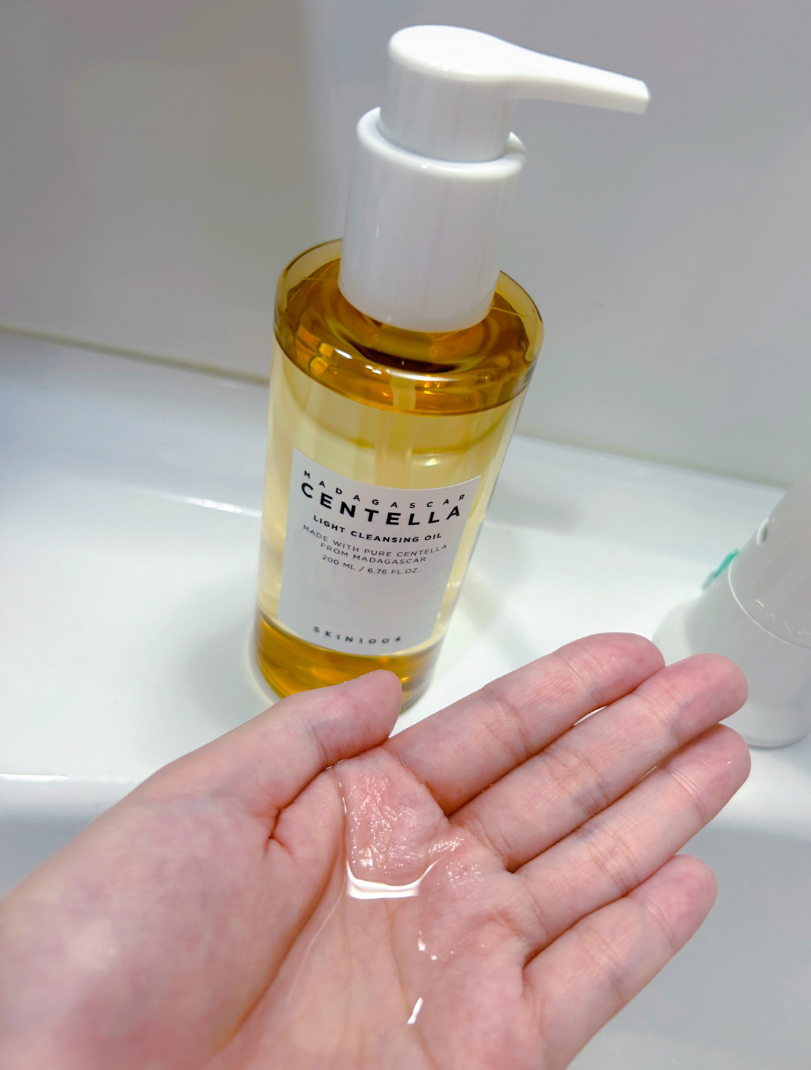 センテラ ライトクレンジングオイル/SKIN1004/オイルクレンジングを使ったクチコミ（2枚目）