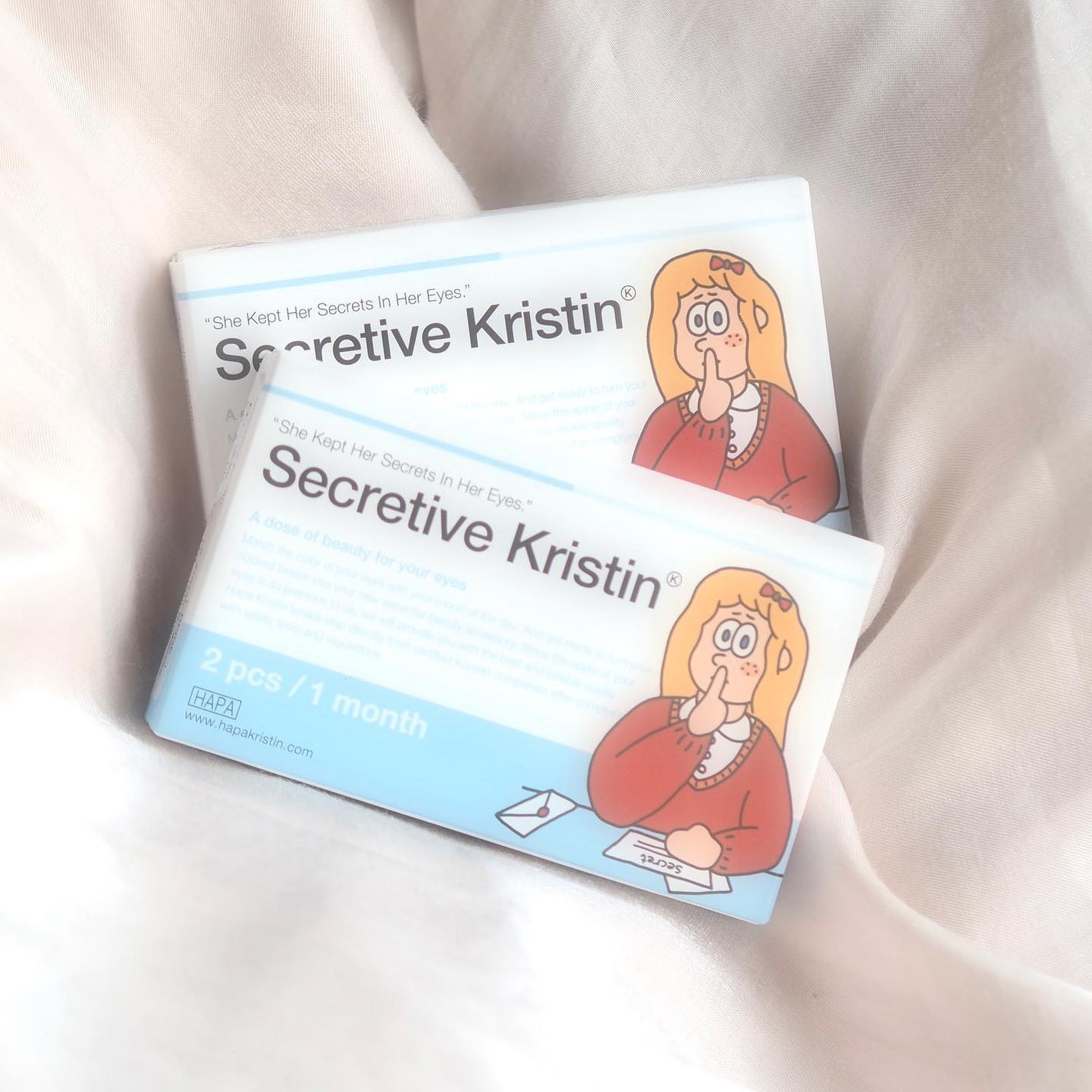 Secretive Kristen/Hapa kristin/カラーコンタクトレンズを使ったクチコミ(3枚目)