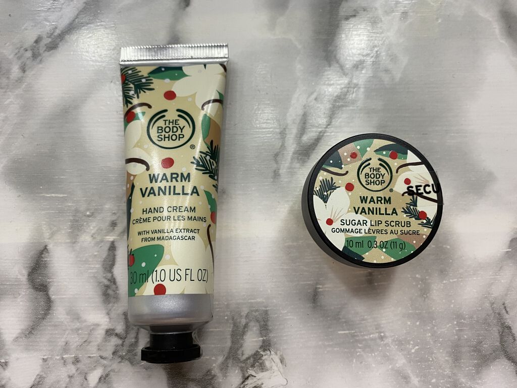 ハンドクリーム ウォームバニラ/THE BODY SHOP/ハンドクリームを使ったクチコミ（1枚目）