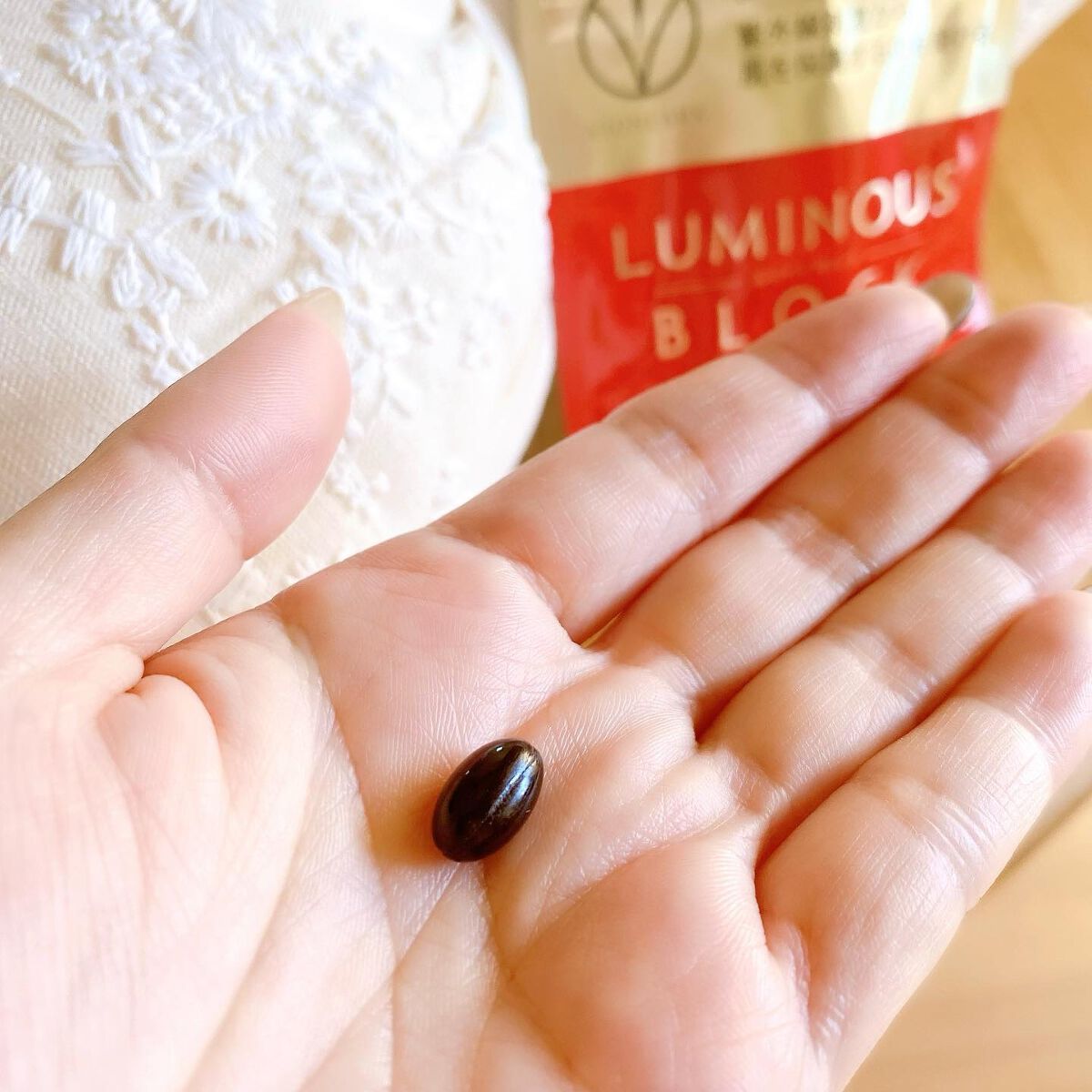 ナナ on LIPS 「アスタキサンチン配合の日焼け止めサプリ💊抗酸化作用を持つアス..」(2枚目)