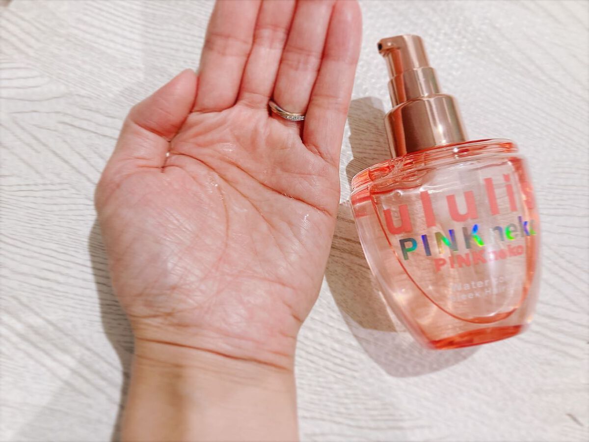 ウルリス ピンクネコ ウォーターコンク スリーク ヘアオイル/ululis/ヘアオイルを使ったクチコミ(4枚目)