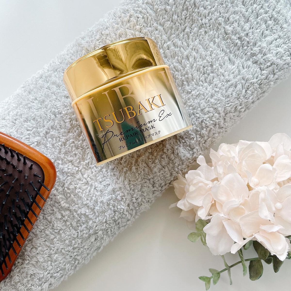 プレミアムEXリペアマスク/TSUBAKI/ヘアマスク・ヘアパックを使ったクチコミ（1枚目）