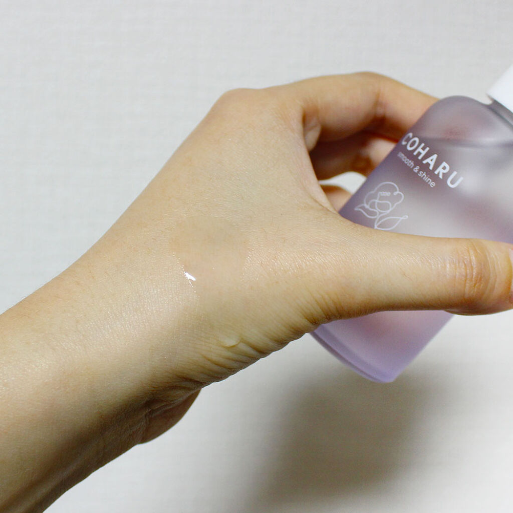 スタイリングオイル＜スムース&シャイン＞/COHARU/ヘアオイルを使ったクチコミ（3枚目）