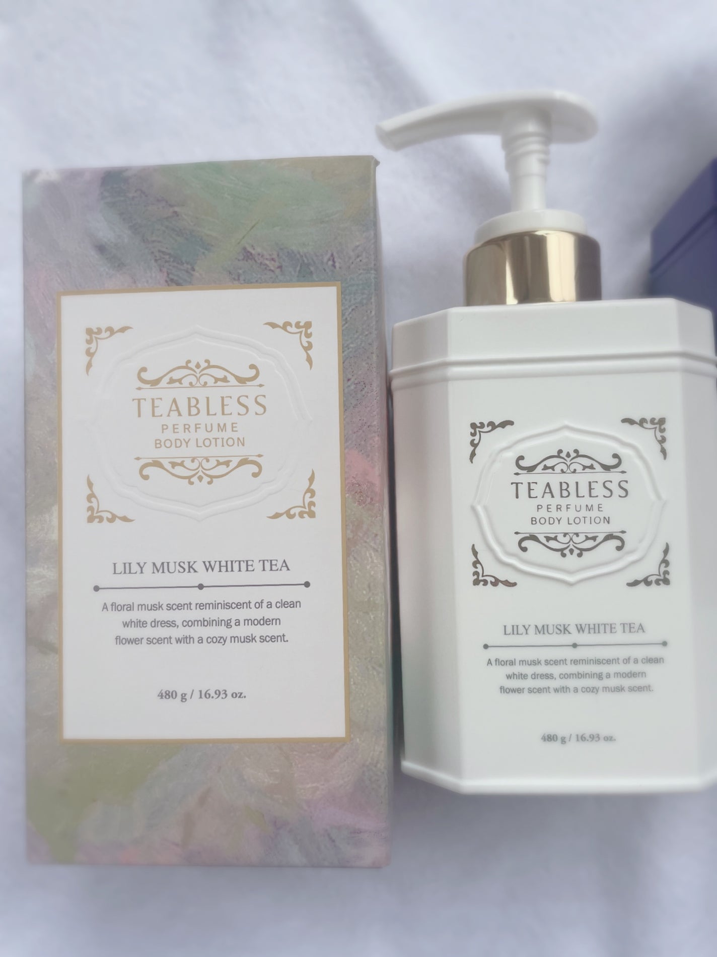 パフュームボディローション リリィムスクホワイトティー/TEABLESS/ボディローションを使ったクチコミ(2枚目)