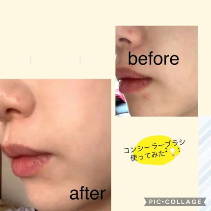 ダブルエンドコンシーラーブラシ/ロージーローザ/メイクブラシを使ったクチコミ(2枚目)