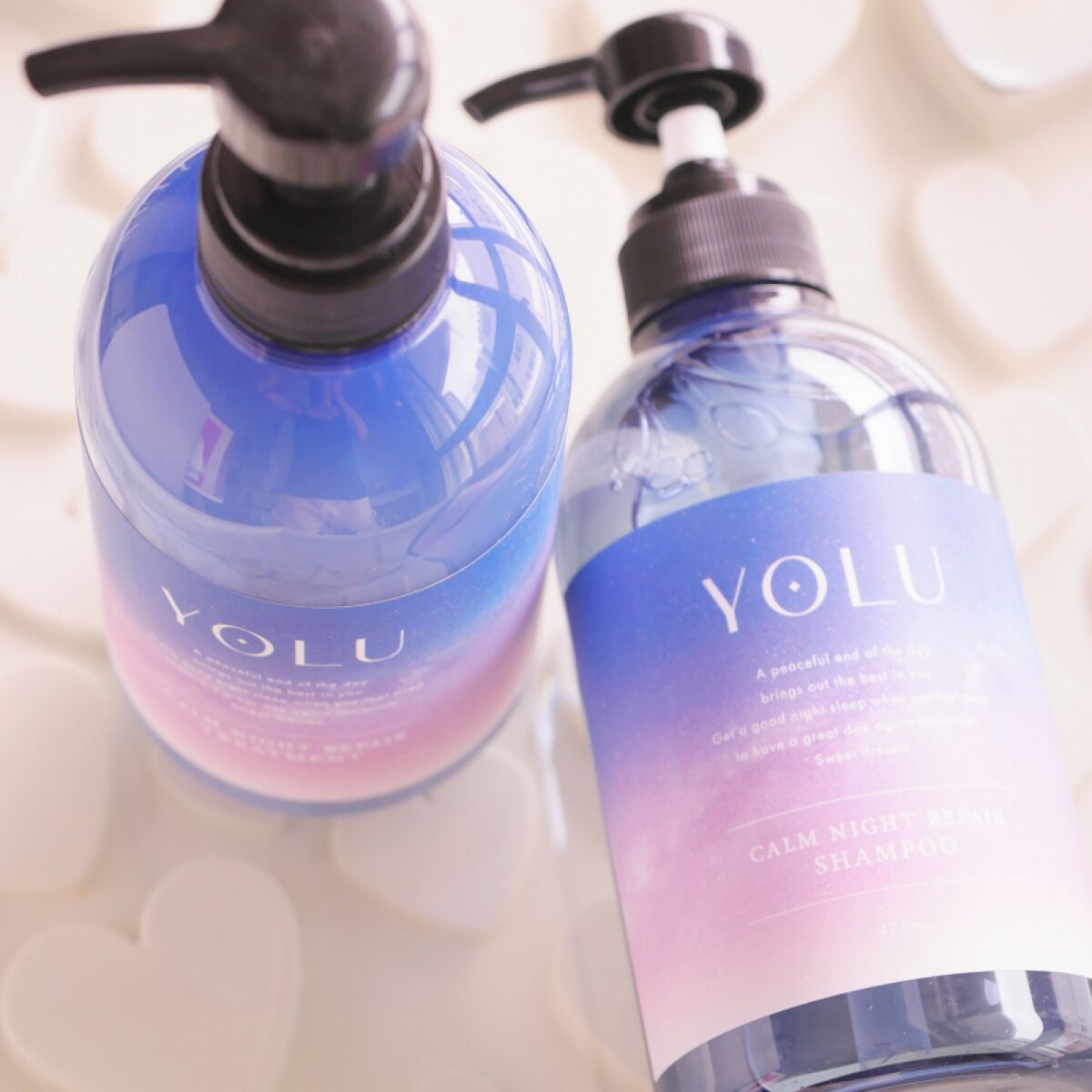 カームナイトリペアシャンプー/トリートメント/YOLU/市販シャンプーを使ったクチコミ(3枚目)