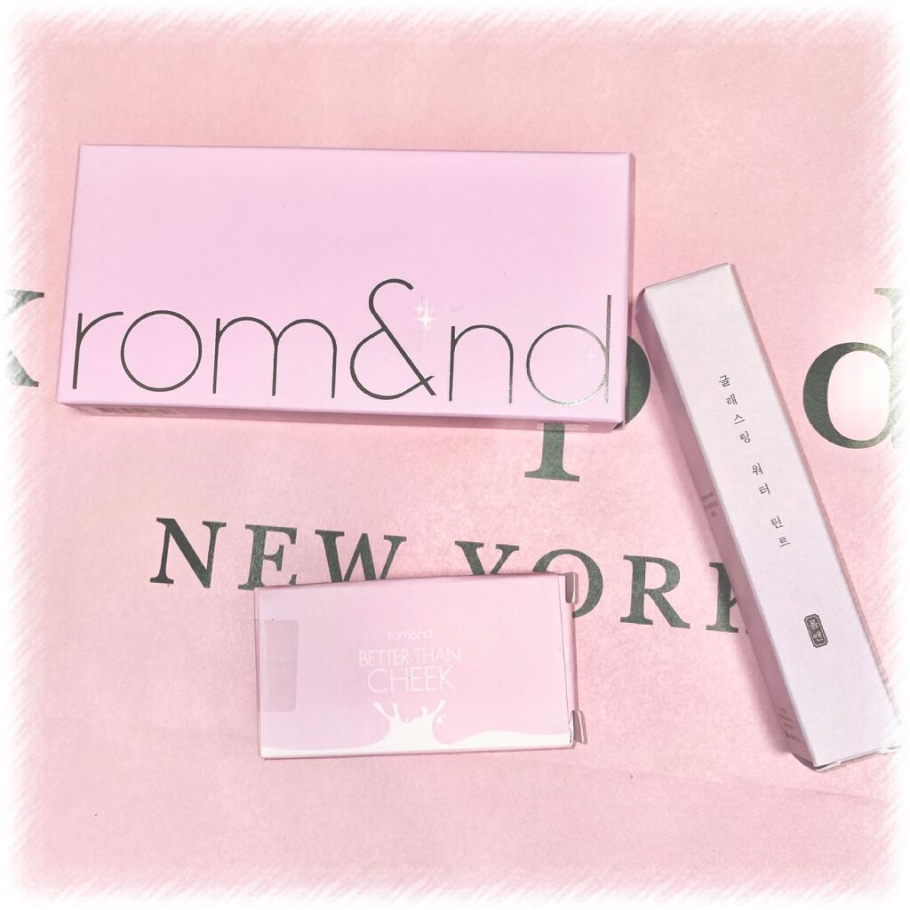 グラスティングウォーターティント 韓服エディション/rom&nd/リップティントを使ったクチコミ(1枚目)